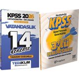 2026 Kpss Ortaöğretim Ön Lisans Genel Kültür Vatandaşlık Çözümlü 14 Deneme + 3lü Deneme Hediye