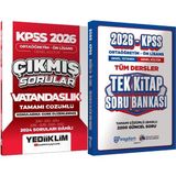 2026 Kpss Ortaöğretim Ön Lisans Genel Kültür Vatandaşlık Çözümlü Çıkmış Sorular + Ortaöğretim Ön Lisans Tek Kitap Soru