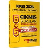 2026 KPSS Ortaöğretim Önlisans Genel Yetenek Genel Kültür Tamamı Çözümlü Son 10 Sınav Fasikül Fasikül Çıkmış Yediiklim