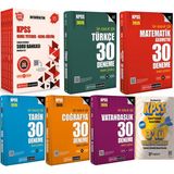 2026 Kpss Ortaöğretim Soru Bankası 5 Kitap-Türkçe-Matematik-Tarih-Coğrafya-Vatandaşlık 30 Deneme - 9545782426279