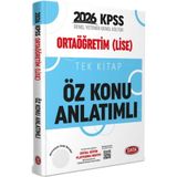 2026 Kpss Ortaöğretim Tek Kitap Öz Anlatımlı Konu Anlatımlı Data Yayınları