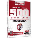 2026 Kpss Son Viraj Serisi Matematik Tamamı Video Çözümlü 500 Soruda Genel Tekrar Kampı 9786258537475 Yediiklim Yayınları
