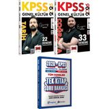 2026 Kpss Tarih 22 Deneme Coğrafya 33 Deneme - Ortaöğretim Ön Lisans Tek Kitap Soru
