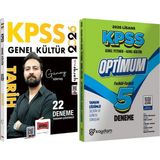 2026 Kpss Tarih 22 Deneme Günay Göktaş + Lisans Optimum 5 Deneme