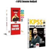 2026 Kpss Tarih Doktrin Cavit Ardıç Soru Bankası ve Yargı Günay Göktaş 22 Deneme (2 Kitap)+Hediyeli