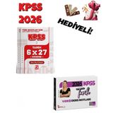 2026 KPSS Tarih Video Ders Notları ve Deneme Seti 2 Kitap Bigelio ve Hoca Kafası Yayınları