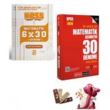 2026 KPSS Tüm Adaylar İçin Matematik 30 + 6 Deneme Seti 2 Kitap Pegem ve Bigelio Yayıncılık