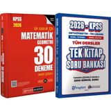 2026 Kpss Tüm Adaylar Için Matematik-Geometri 30 Deneme Çözümlü - Ortaöğretim Ön Lisans Tek Kitap Soru