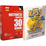 2026 Kpss Tüm Adaylar Için Matematik-Geometri 30 Deneme Tamamı Çözümlü + 3 Deneme Hediye