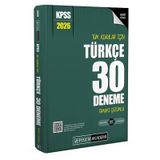 2026 KPSS Tüm Adaylar İçin Türkçe 30 Deneme Tamamı Çözümlü