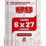 2026 KPSS Tüm Sınavlar İçin Tarih 6 x 27 Deneme Sınavı Bigelio Ya