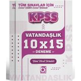 2026 KPSS Tüm Sınavlar İçin Vatandaşlık 10 x 15 Deneme Sınavı Big