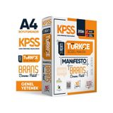 2026 KPSS Türkçe 3 Adım Manifesto Branş Deneme Paketi 10lu Dijital Çözümlü (Sözel Mantık Dahildir)