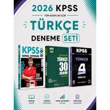 2026 Kpss Türkçe Deneme Seti Yargı Yayınları + Pegem Akademi + Evp Akademi Seti