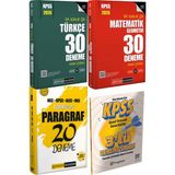 2026 Kpss Türkçe Matematik 30 Deneme - Ags Kpss Ales Dgs Ezberbozan Paragraf 20 Deneme + 3 Deneme Hediye