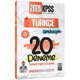 2026 KPSS Türkçe Simülasyon 20 Deneme Çözümlü