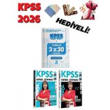 2026 KPSS Türkçe Soru Bankası + 22 + 3 Deneme 3lü Set Bigelio ve Yargı Yayınları