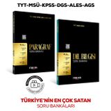 2026 KPSS TYT MSÜ DGS ALES MEB AGS Paragraf + Dil Bilgisi Soru Bankası Çözümlü 2 li Set