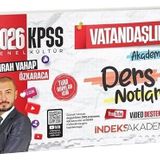 2026 KPSS Vatandaşlık Akademisi Video Ders Notları - Emrah Vahap Özkaraca İndeks Akademi Yayıncılık