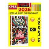 2026 Kpss Ve Diğer Tüm Sınavlara Yönelik Tamamı Çözümlü Vatandaşlık 20 Deneme+Tablet Kalem