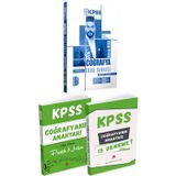 2026 Kpss'nin Anahtarı Coğrafya Pratik Notlar + Deneme + Benim Hocam Coğrafya Soru Bankası 3 Kitap
