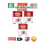 2026 Lgs 8.Sınıf 3D Matematik-Türkçe-Fen Simülasyon Deneme Seti + Tablet Kalemi Birlikte Gönderilir