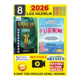 2026 Lgs 8.Sınıf 9'Lu Deneme + Okyanus Classmate 8.Sınıf 5'Li Set + Kalem - Tüm Dersler Yeni Nesil