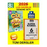 2026 Lgs Hazırlık Seti Ünlüler Cix Ve Eyted Süper Karma 6'Lı U Genel Deneme+Tablet Kalem