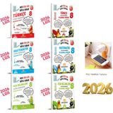 2026 Lgs Türkçe-Matematik-Fen Soru Bankaları ve Ilk Doz Denemeleri 6'lı Set Priz Tutuculu