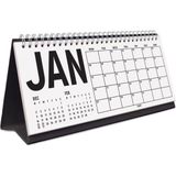 2026 Masa Takvimi, Önceki Ay Sonraki Ay Takvim, Aylık Planlayıcı Takvim, Üç Aylık Takvim, Çift Taraflı Büyük Boy Masa Takvimi, Desk Calendar - 1 Adet - Kırmızı