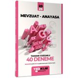 2026 MEB AGS Ahenk Mevzuat Anayasa Tamamı Çözümlü 40 Deneme 9786258537444 Yediiklim Yayınları