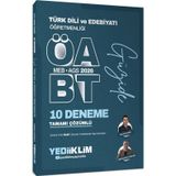 2026 MEB AGS ÖABT Güzide Türk Dili ve Edebiyatı Öğretmenliği Tamamı Çözümlü 10 Deneme Yediiklim