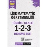 2026 MEB AGS ÖABT Lise Matematik Öğretmenliği Tamamı Çözümlü Türkiye Geneli 1-2-3 (3'lü Deneme Seti)