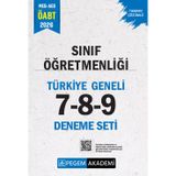 2026 MEB AGS ÖABT Sınıf Öğretmenliği Tamamı Çözümlü Türkiye Geneli 7-8-9 (3'lü Deneme Seti)