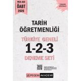 2026 Meb Ags Öabt Tarih Öğretmenliği Tamamı Çözümlü Türkiye Geneli 1-2-3 Deneme Seti Pegem Yayınları