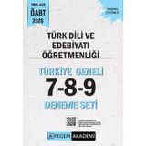 2026 MEB AGS ÖABT Türk Dili ve Edebiyatı Öğretmenliği Tamamı Çözümlü Türkiye Geneli 7-8-9 (3'lü Dene