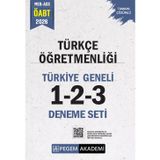 2026 MEB AGS ÖABT Türkçe Öğretmenliği Tamamı Çözümlü Türkiye Geneli 1-2-3 (3'lü Deneme Seti)
