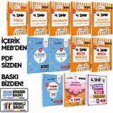 2026 Meb Ilkokul 4.sınıf Çalışma Kitabı Çalışma Soruları ve Deneme Paketi Tam Paket Baskı Ücreti