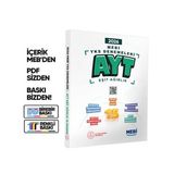 2026 MEBİ YKS-AYT EŞİT AĞIRLIK 15li Deneme Kitabı Video Çözümlü Renkli BASKI ÜCRETİ