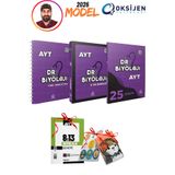 2026 Model Oksijen Yayınlar Dr Biyoloji AYT Video Ders Kitabı + Soru Bankası + 25 Deneme 3lü AYT Set DR02009 Oksijen Yayınları