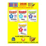 2026 Müfredat 8.Sınıf Lgs Hazırlık (M-T-F)3 Kitap Kazanım Ve Beceri Temelli Deneme Seti+Kalem