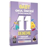 2026 ÖABT MEB-AGS Okul Öncesi Öğretmenliği 11 Deneme Youtube Video Çözümlü