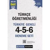 2026 Öabt Türkçe Öğretmenliği Türkiye Geneli 3 Deneme 4-5-6 Pegem Akademi Yayınları