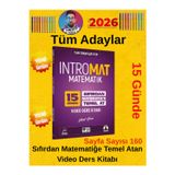 2026 Ösym Tüm Adaylar-Tün Sınavlar İçin Intromat Matematik Video Ders Kitabı+Tablet Kalemi
