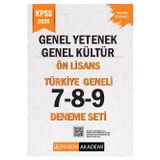 2026 Pegem Yayınları KPSS Genel Yetenek Genel Kültür Ön Lisans Tamamı Çözümlü Türkiye Geneli 7-8-9 (3'lü Deneme Seti)