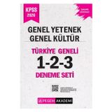 2026 Pegem Yayınları KPSS Genel Yetenek Genel Kültür Tamamı Çözümlü Türkiye Geneli 1-2-3 (3'lü Deneme Seti)