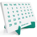 2026 Takvimi, 2026 Masa Takvimi Yeşil Renk, 2026 Calendar, 2026 Desk Calendar Green Color - 1 Adet