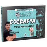 2026 Tüm Adaylar İçin Kpss Coğrafya Video Ders Notları Dizgi Kitap