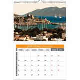 2026 Türkiye Manzaralı Duvar TAKVİMİ-33X48 Cm-Planlama Model Seçeneği Ile - MODEL2-PLANLAMA