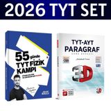 2026 TYT 55 Günde Fizik Kampı Özcan Aykın+ TYT AYT Paragraf Soru Bankası 3D Yayınları